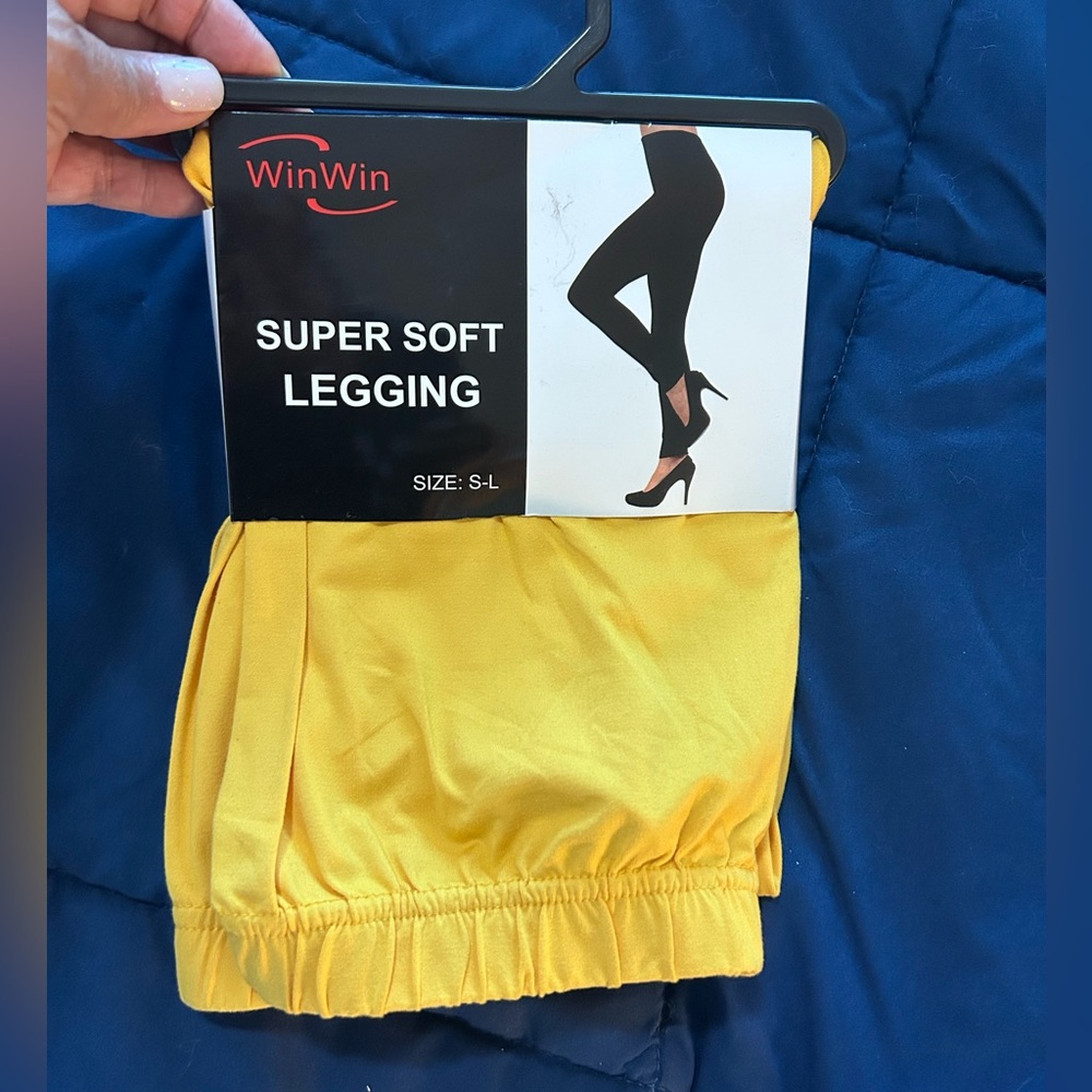 WIN WIN • Gold Super Soft Leggings • S-L •